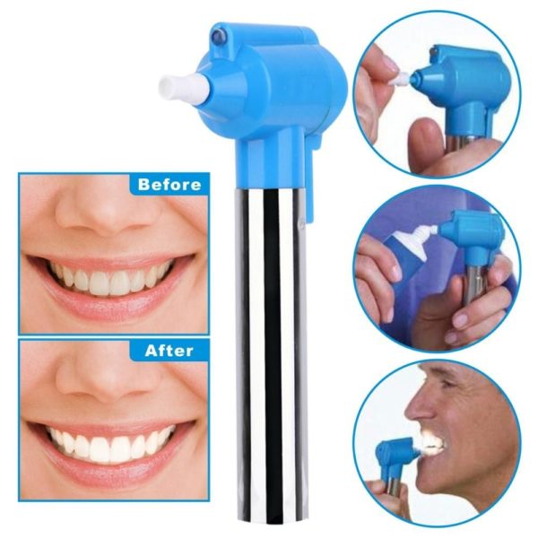 Blanchiment de dents. Brosse à dents électrique. Polisseur de dents détachant. Outil d'enlèvement de taches – Image 2
