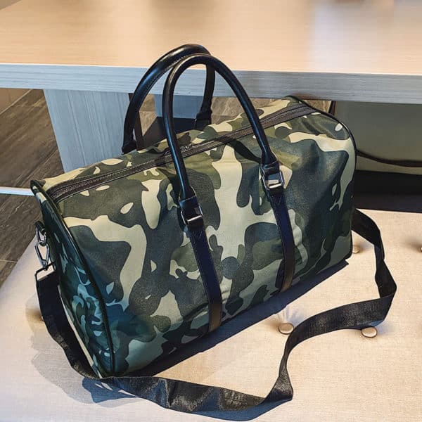 Sac de voyage grande capacité camouflage – Image 2