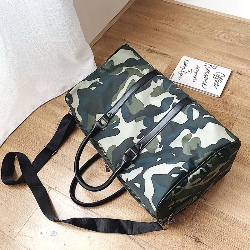 Sac de voyage grande capacité camouflage – Image 5