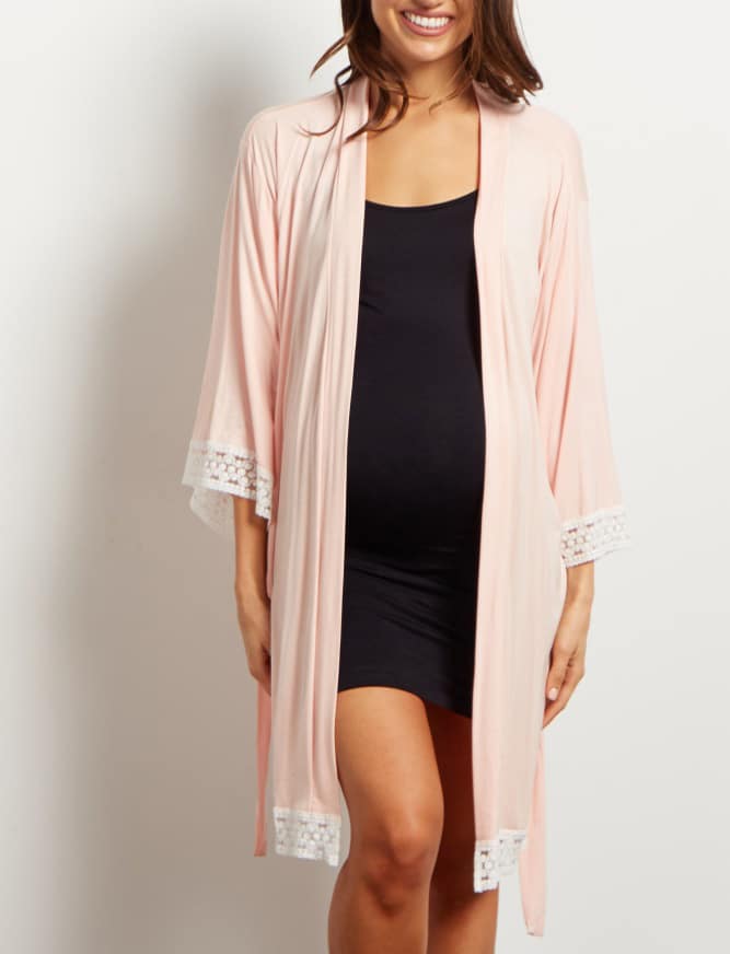 Lemoiitea Robe De Grossesse Femme - Jupe Bretelles Amovibles Uni Décontractée Maternité Polyvalente