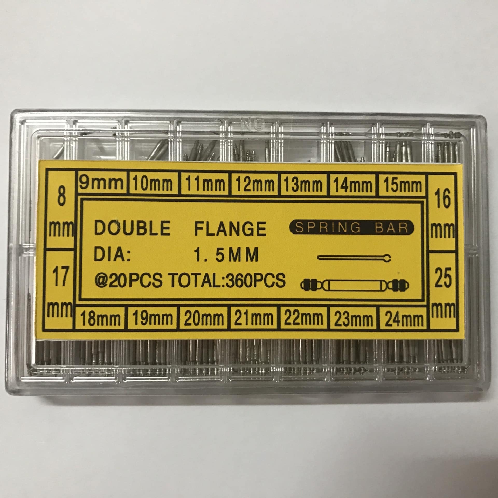 360 pièces. Outils de réparation de montres. Barres à ressort