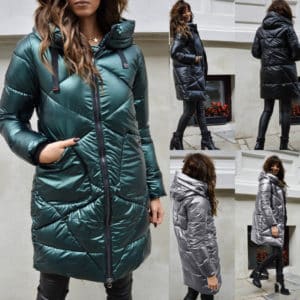 Manteau long en coton pour femmes