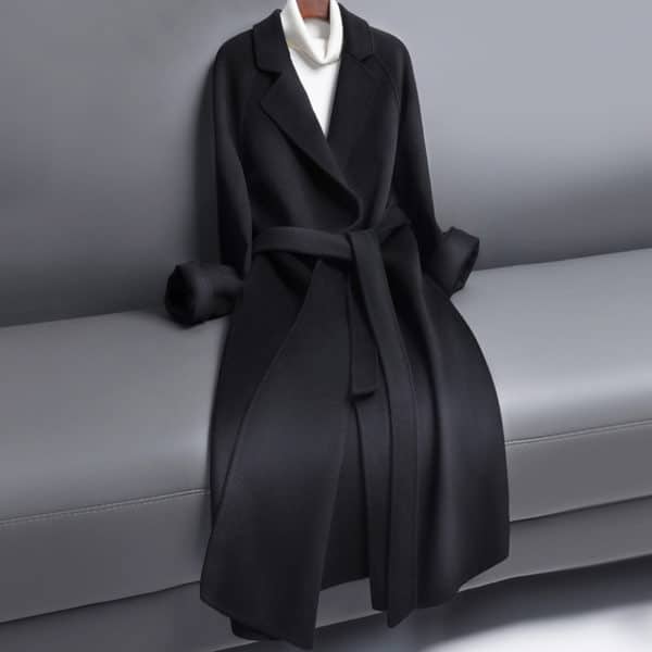 Manteau d'hiver en laine pour petit homme et femme – Image 2