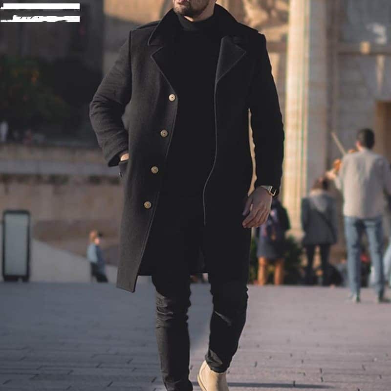 Long manteau d'hiver pour hommes – Image 2