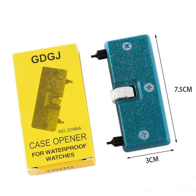 Ouvre-montre à tête ronde à deux pattes. Outil de réparation de montres portable à deux pattes – Image 3