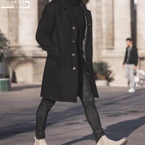 Long manteau d'hiver pour hommes – Image 5
