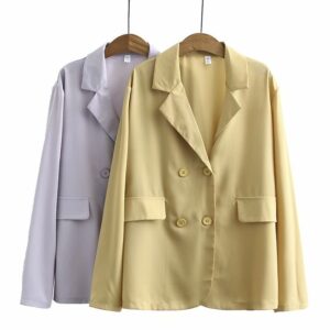 Costume décontracté à drapé ample de style moderne pour dames
