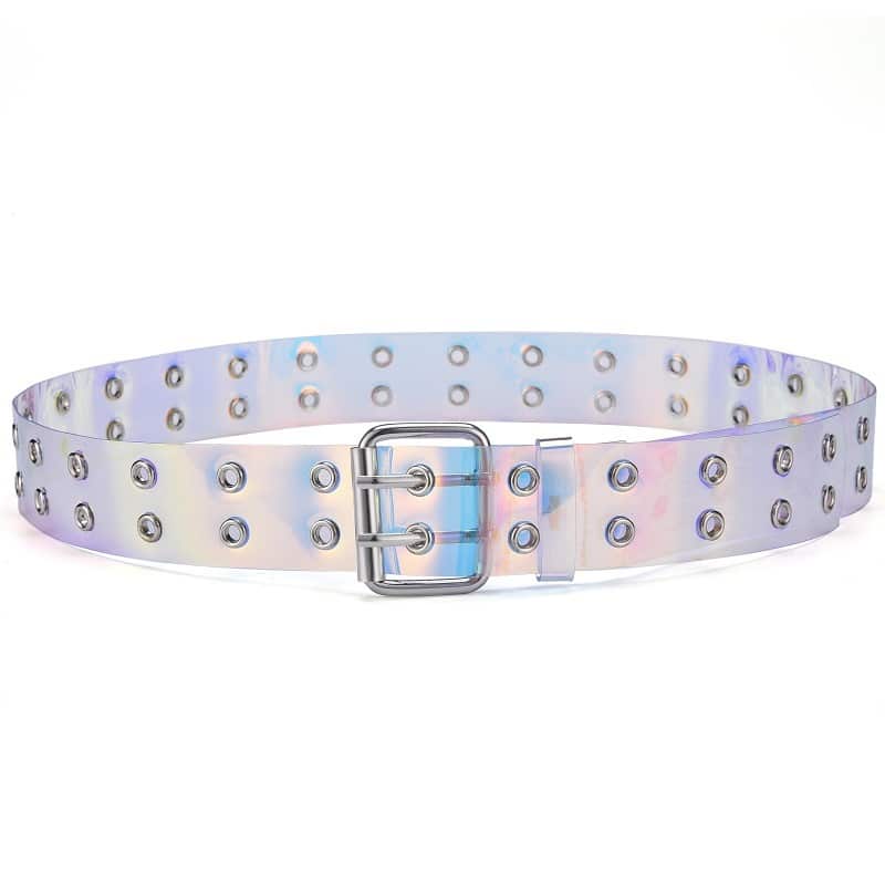 Ceinture à double œil à la mode pour femmes