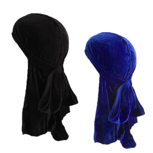 2 pièces. Foulard de pirate. Chapeau de pirate pour hommes et femmes – Image 9