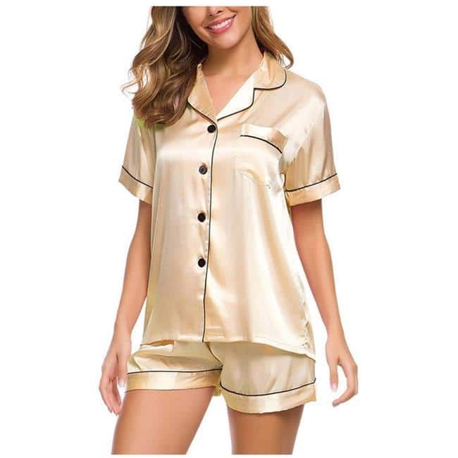Pyjama Femme INGROSSO MERCERIE - 100% Coton - Ouverture Zip Arrière - Pour Personnes Âgées