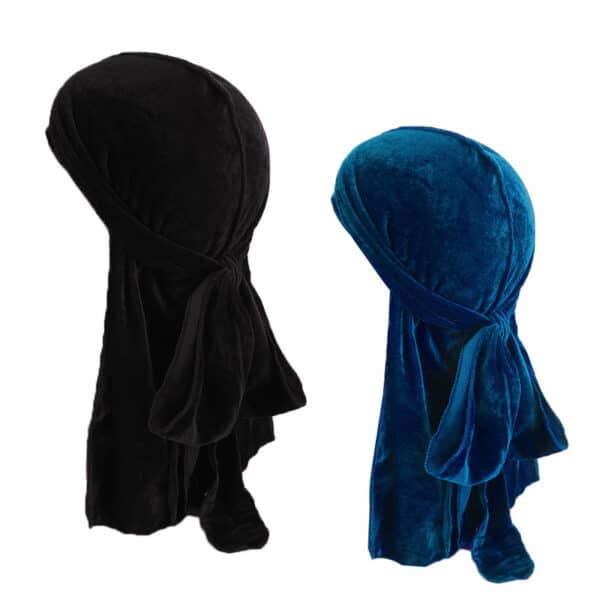2 pièces. Foulard de pirate. Chapeau de pirate pour hommes et femmes – Image 4