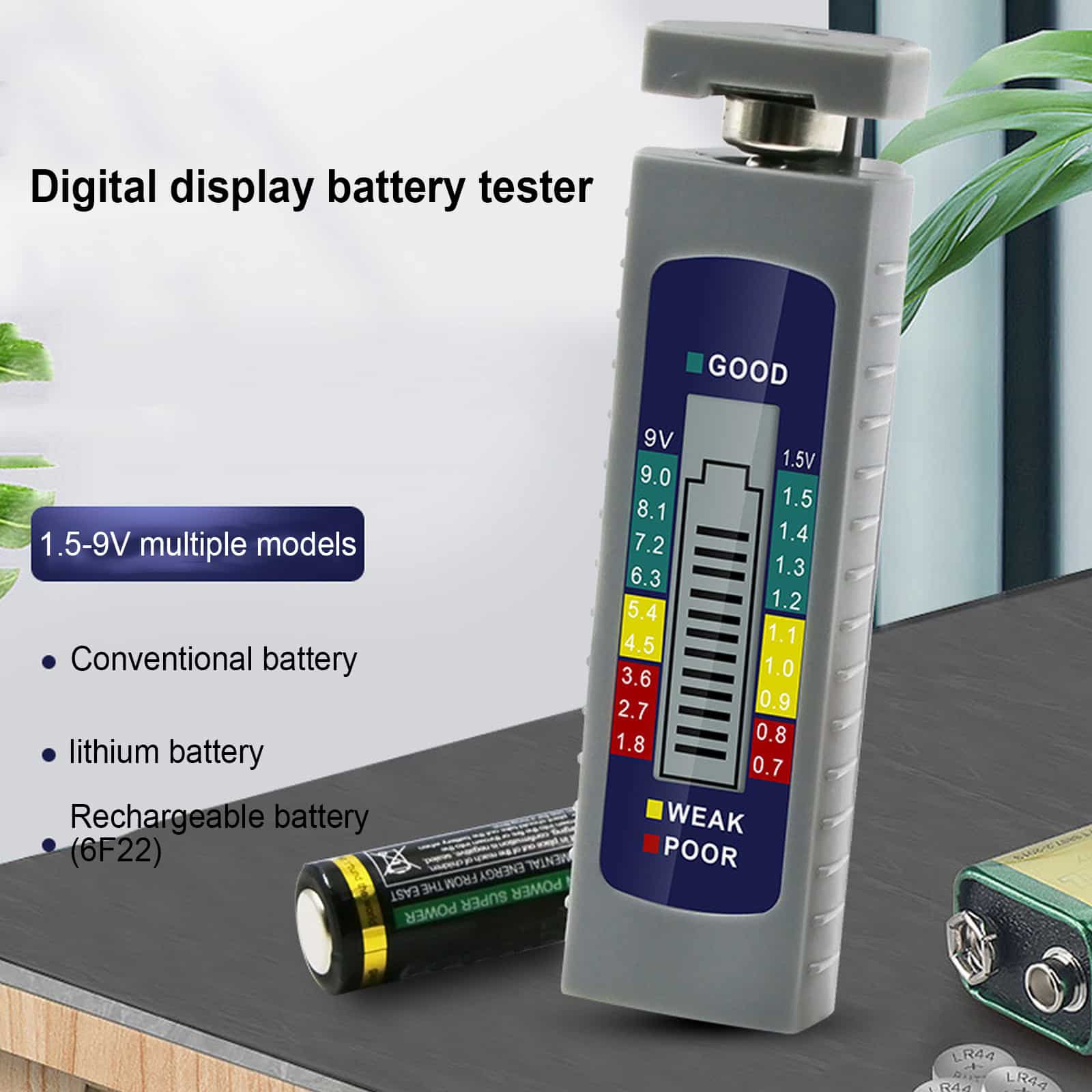 Testeur de capacité de batterie sèche à affichage numérique – Image 2