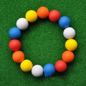 50 pièces/12pcs/1pc. Balles de golf en mousse légère pour l'intérieur et l'extérieur. Balles de golf d'entraînement en mousse PU