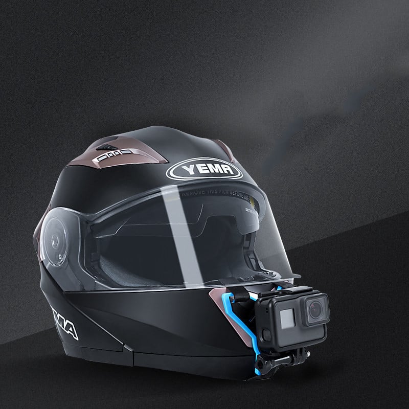 Cam ra De Sport Fixer Sur Le Menton D un Casque De Moto Accessoires 