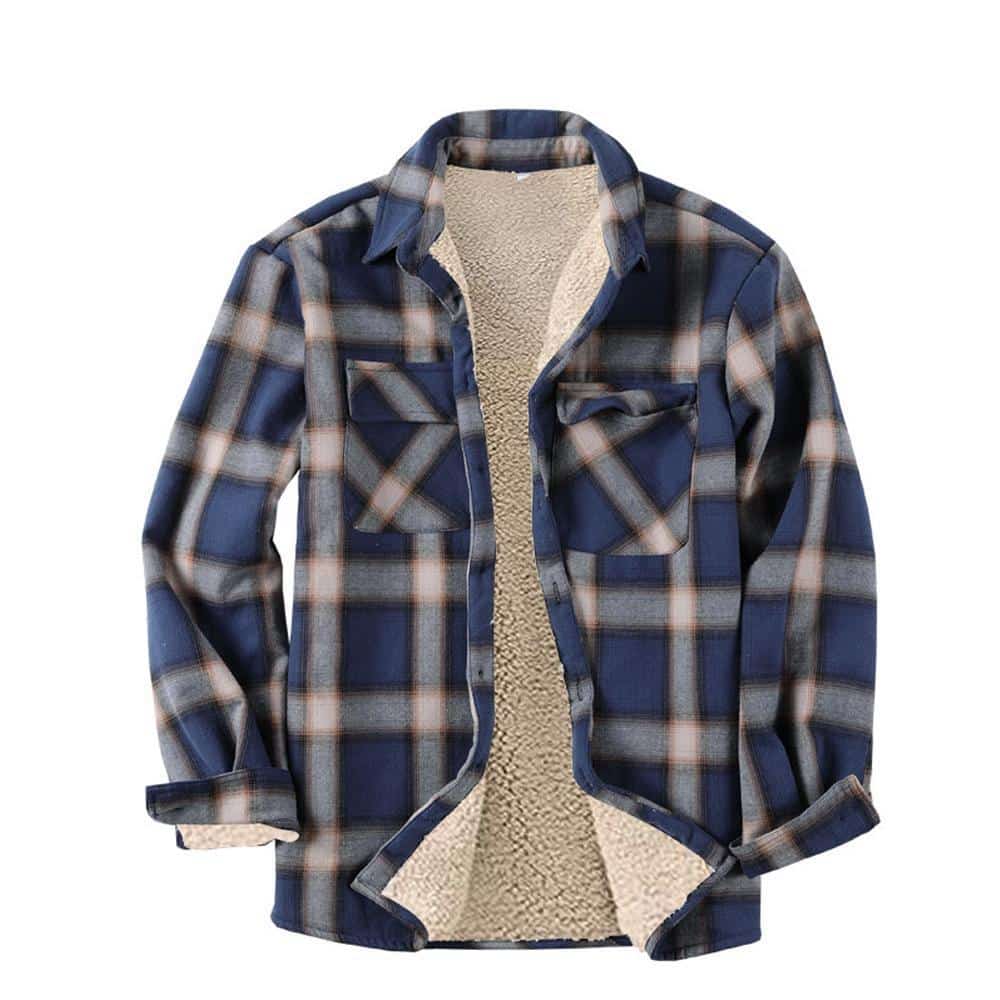 Chemise polaire thermique pour hommes