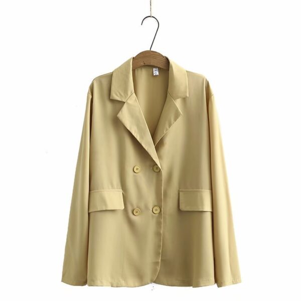 Costume décontracté à drapé ample de style moderne pour dames – Image 4