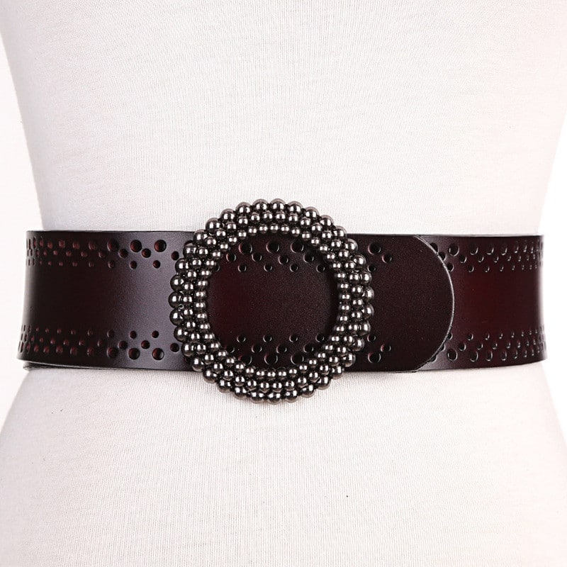 Ceinture verte sans trou pour femmes – Image 6