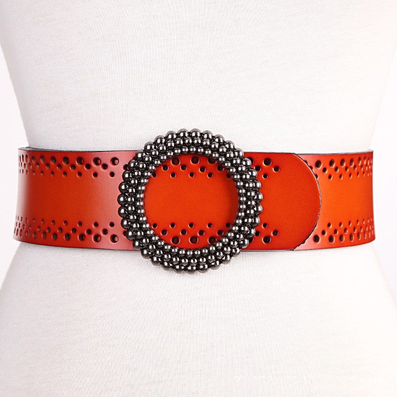 Ceinture verte sans trou pour femmes – Image 5