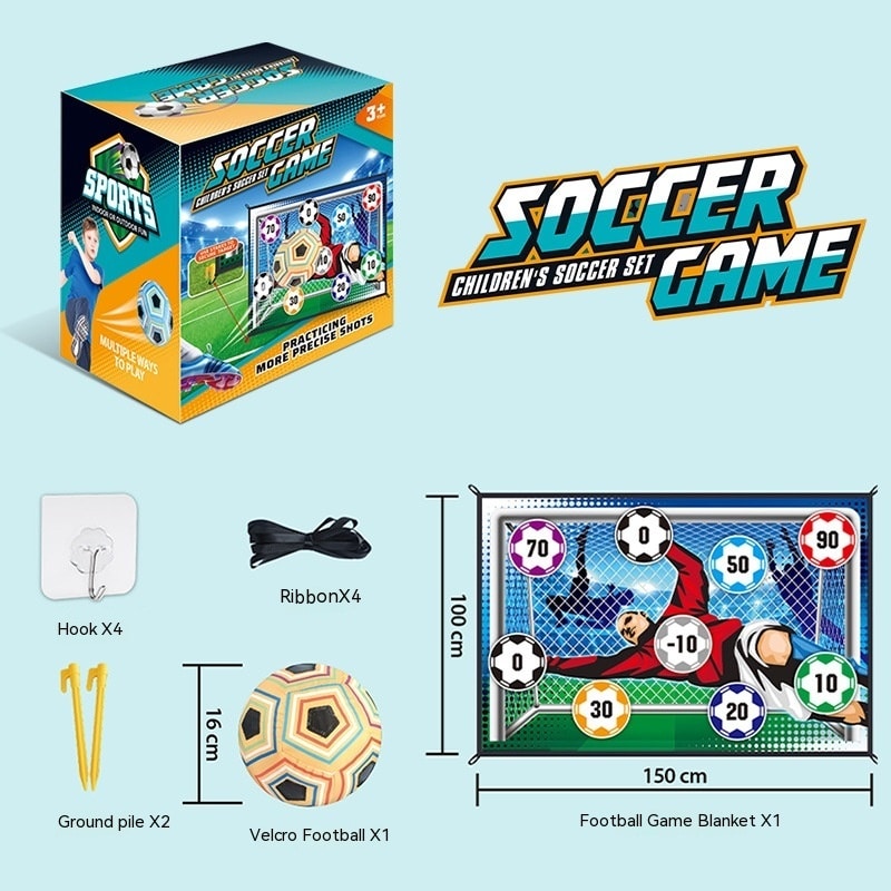 Tapis d'entraînement avec ballon de football pour enfants – Image 3