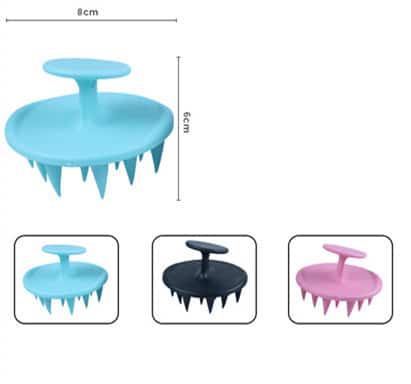 Brosse à shampoing en silicone. Brosse à massages – Image 5