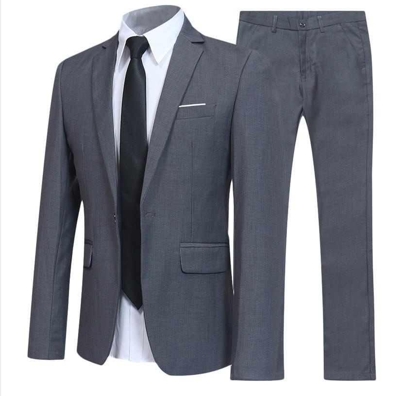 3 pièces. Ensemble de costumes élégants décontractés pour hommes – Image 4