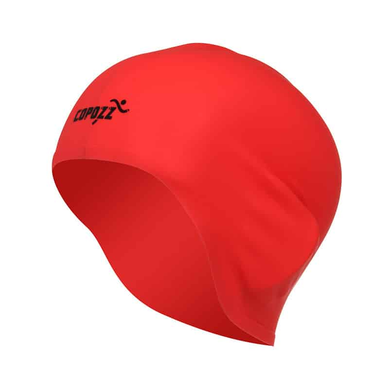 Bonnet de natation en silicone imperméable et élastique. Bonnet de natation couvrant les oreilles et les os de la piscine – Image 8