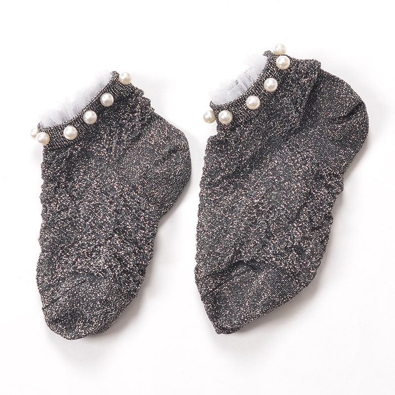 Chaussettes en dentelle de soie pour femmes – Image 3