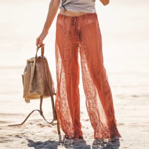 Pantalon perspective dentelle pour femmes