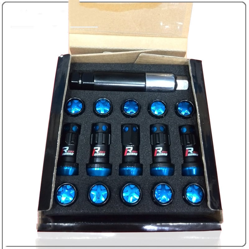 Vis et écrous antivol de moyeu de roue automobile