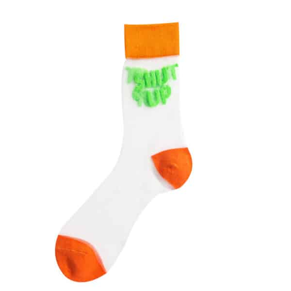 Chaussettes en soie de verre et cristal. Chaussettes à tube fin pour femmes – Image 5