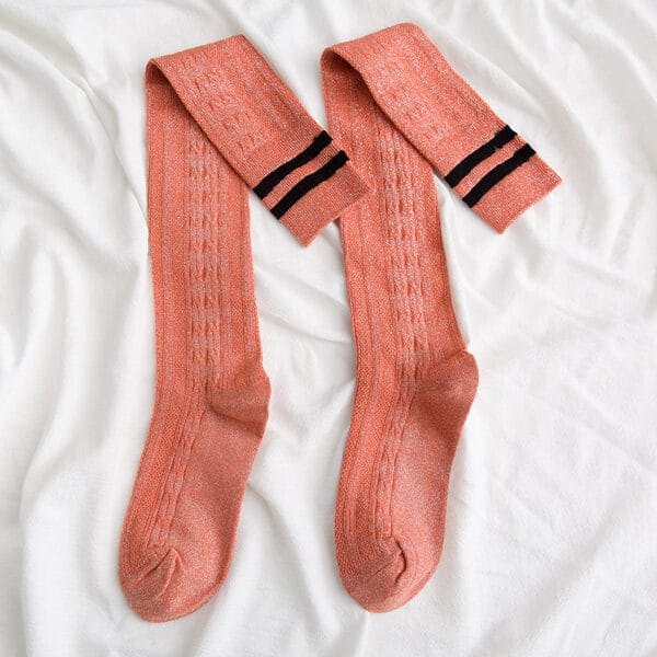 Chaussettes à hauteur des cuisses pour femmes – Image 9