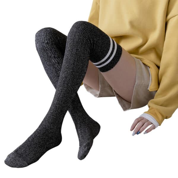 Chaussettes à hauteur des cuisses pour femmes – Image 7