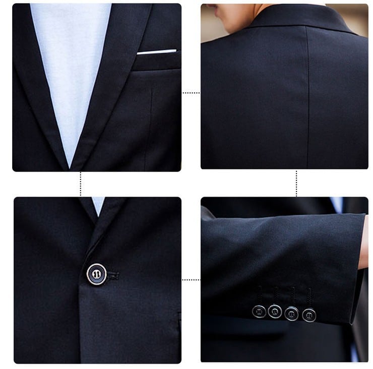 3 pièces. Ensemble de costumes élégants décontractés pour hommes – Image 2