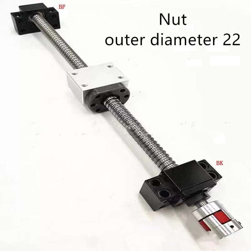 Vis à billes, Ecrou SFU, SFU1204 Avec BK10+BF10 – Image 6