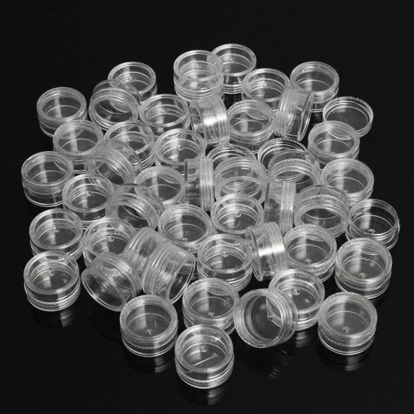 10 pièces. Pot de crème transparent de 5g. Mini flacons cosmétiques – Image 5