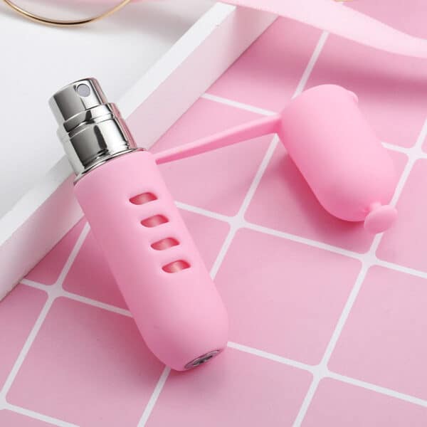 Bouteilles de parfum portables en silicone à remplissage par le bas – Image 3