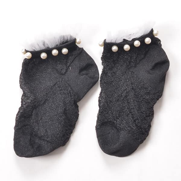 Chaussettes en dentelle de soie pour femmes – Image 2