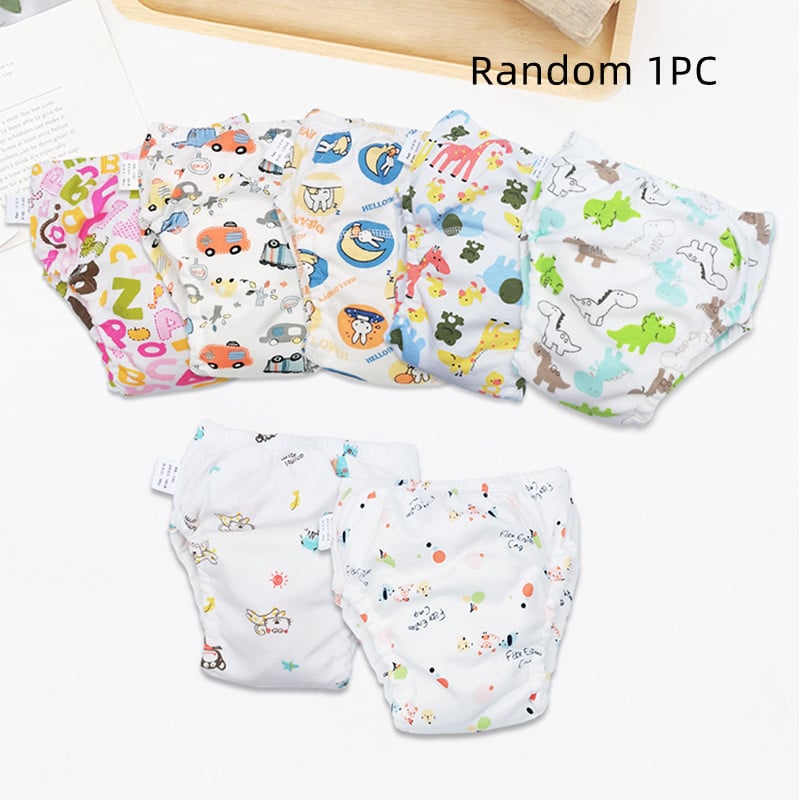 Couches de toilette en pur coton pour bébés étanches aux fuites – Image 4