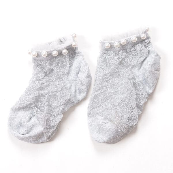 Chaussettes en dentelle de soie pour femmes – Image 4