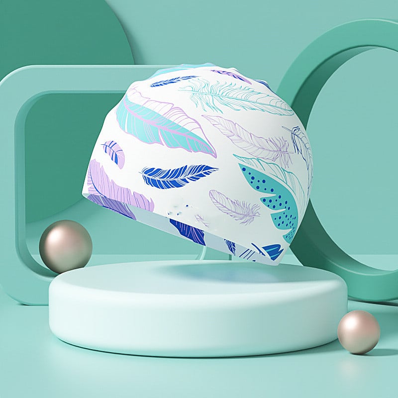 Bonnet de natation confortable et imperméable en silicone – Image 2