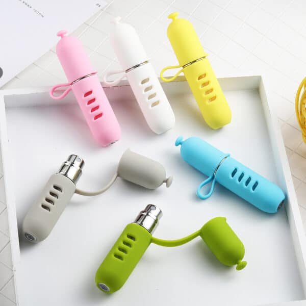 Bouteilles de parfum portables en silicone à remplissage par le bas – Image 9