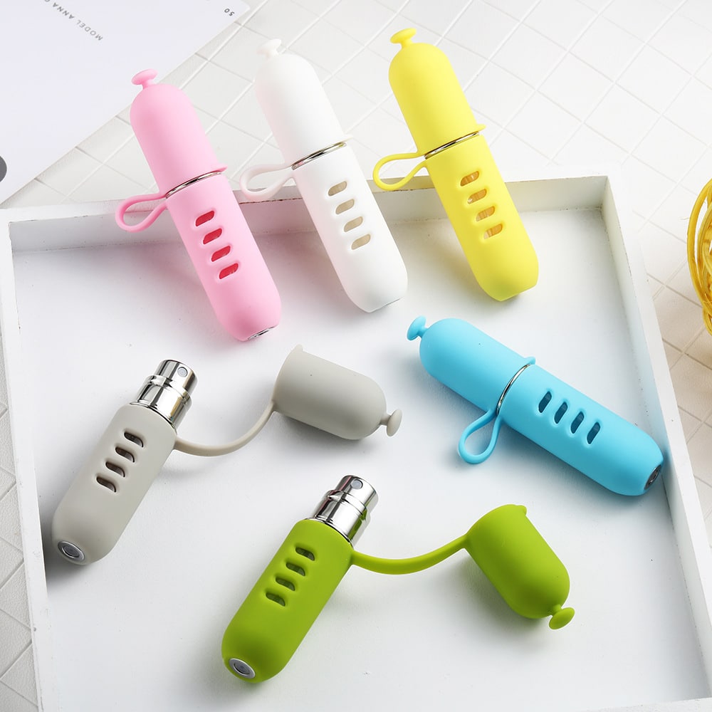 Bouteilles de parfum portables en silicone à remplissage par le bas – Image 9