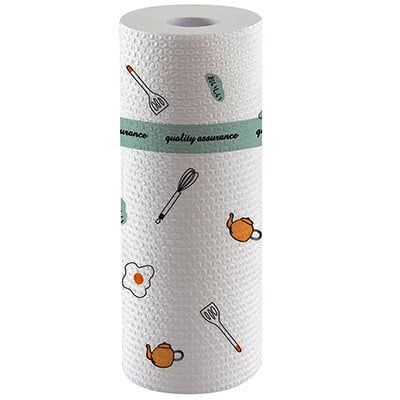 50 pièces de torchons à vaisselle jetables pour utilisation humide et sèche – Image 3