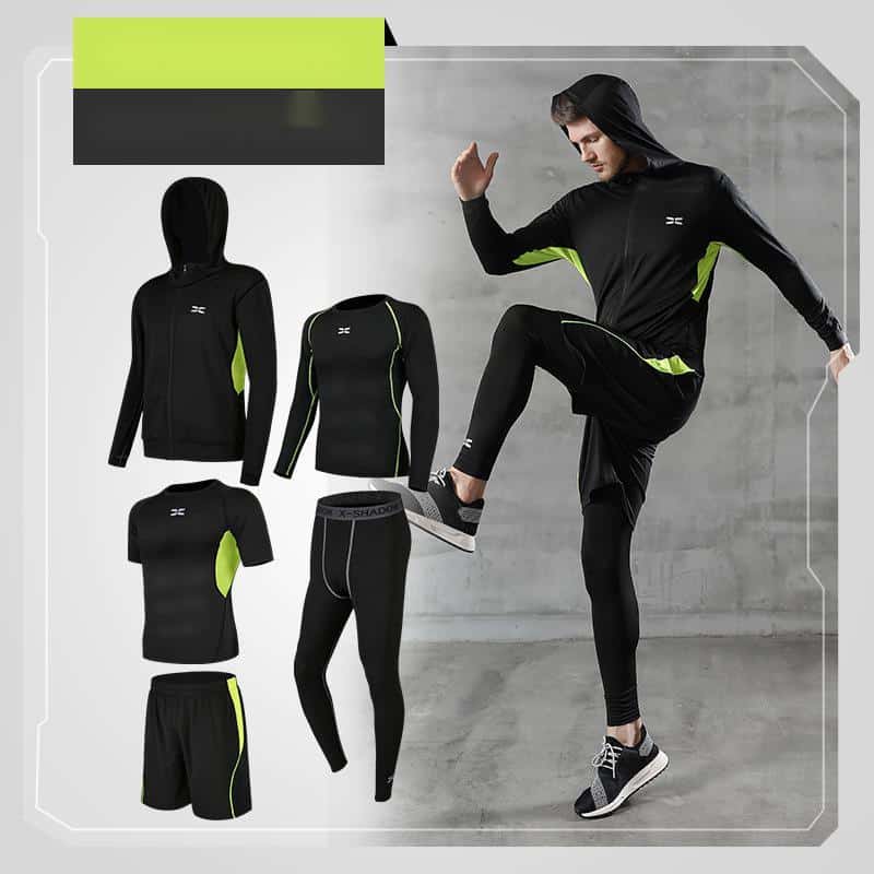 Coùbinaison de course à séchage rapide. Combinason de sport de basket-ball. Costume de sport pour hommes – Image 6