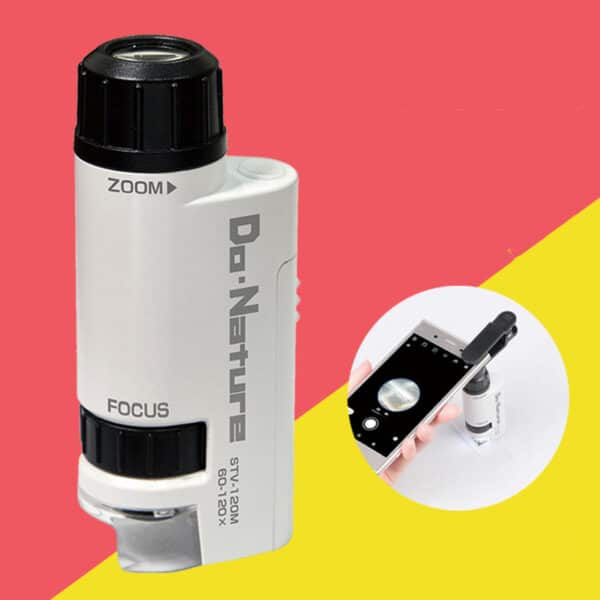 Microscope portable à LED intégré 60-120 fois STV-120M. Equipement de laboratoire – Image 2