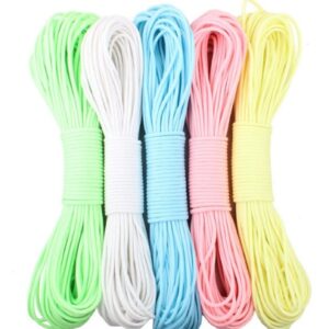 Corde lumineuse à 9 conducteurs. Équipement de sécurité pour le camping en plein air