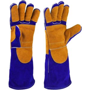 Gants en cuir de protection pour travaux de soudure industrielle