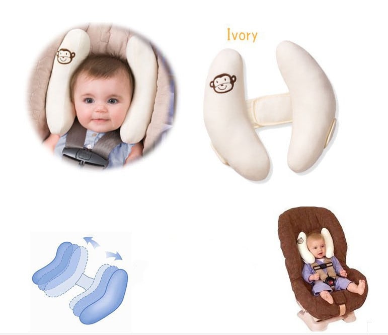 Oreiller doux de tête de bébé confortable – Image 3