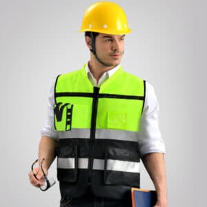 Gilets réfléchissants de protection pour la construction