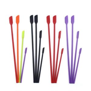 4 pièces. Spatules à petites pointes avec extension en silicone
